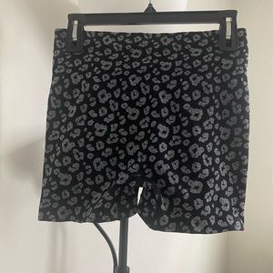 Cheetah biker shorts
